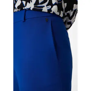 Women's Serge Cigarette Trousers COMMA image-1