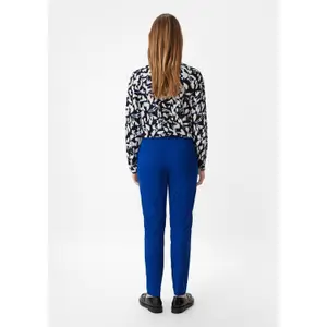 Women's Serge Cigarette Trousers COMMA image-2