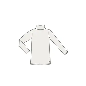 Women's Fitted Long Sleeve Turtleneck T-shirt COMMA image-4
