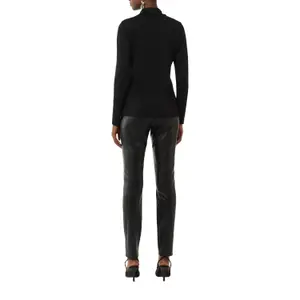Women's Fitted Long Sleeve Turtleneck T-shirt COMMA image-3