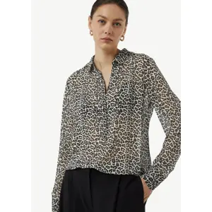 Long Sleeve Chiffon Blouse Women COMMA image-3