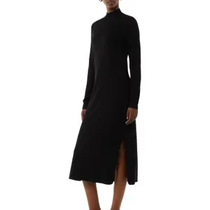 Women's Long Winter Dress with Long Sleeves and Side Slits COMMA image-2