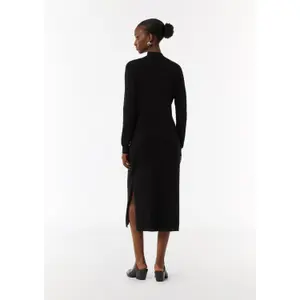 Women's Long Winter Dress with Long Sleeves and Side Slits COMMA image-4