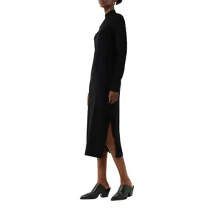 Women's Long Winter Dress with Long Sleeves and Side Slits COMMA image-6