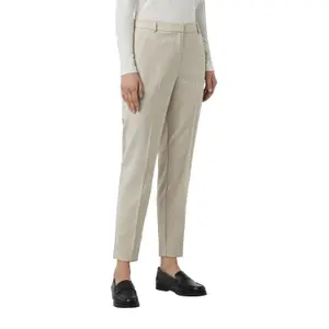 Women's Tailored Cigarette Trousers with Creases COMMA image-2