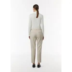 Women's Tailored Cigarette Trousers with Creases COMMA image-4