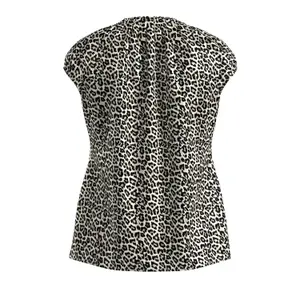 Satin Blouse with Pattern for Women COMMA image-1