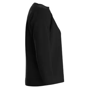 Women's Lyocell and Cotton Long Sleeve Boat Neck T-Shirt COMMA image-6