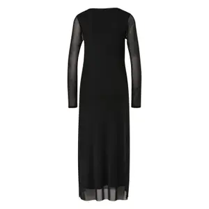 Women's V-Neck Bodycon Dress in Cotton Blend COMMA image-1