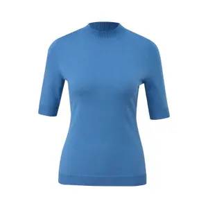 Fine Knit Short Sleeve Pullover Women COMMA image-0