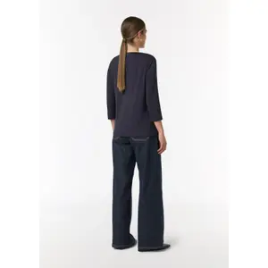 Women's 3/4 Sleeve Viscose Blend Jersey T-shirt COMMA image-2
