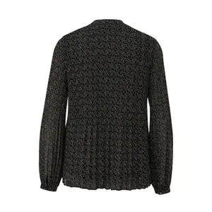Pleated Chiffon Blouse Women COMMA image-1