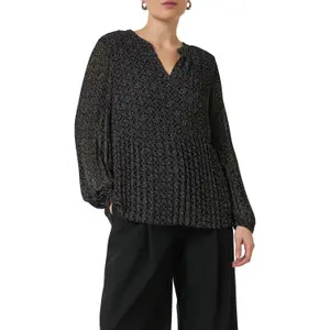 Pleated Chiffon Blouse Women COMMA image-2