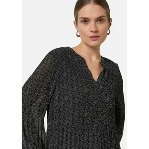 Pleated Chiffon Blouse Women COMMA image-3