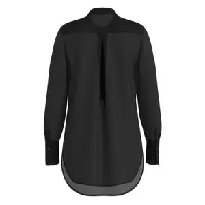 Long Sleeve Silk Chiffon Blouse Women COMMA image-1
