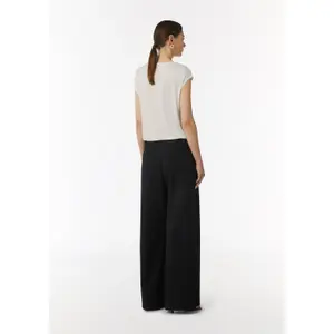 Short Sleeve Jersey Blouse with Satin Finish for Women COMMA image-4