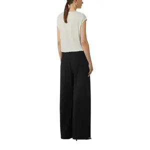 Short Sleeve Jersey Blouse with Satin Finish for Women COMMA image-5