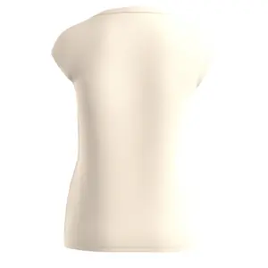 Short Sleeve Jersey Blouse with Satin Finish for Women COMMA image-1