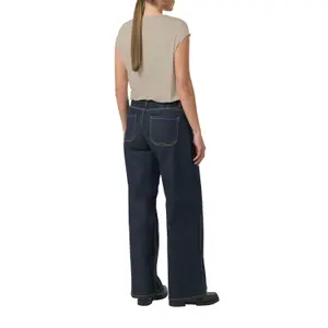 Short Sleeve Jersey Blouse with Satin Finish for Women COMMA image-5