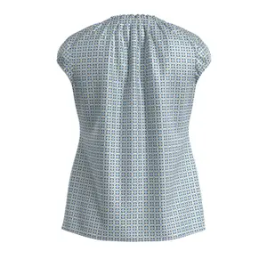 Gathered Satin Printed Blouse Women COMMA image-1