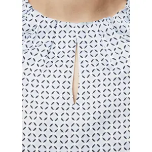 Gathered Satin Printed Blouse Women COMMA image-3