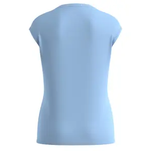 Women's Jersey Blouse with Dropped Shoulders and Satin Trim COMMA image-1