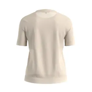 Women's Round Neck Lyocell and Cotton Jersey T-shirt COMMA image-1
