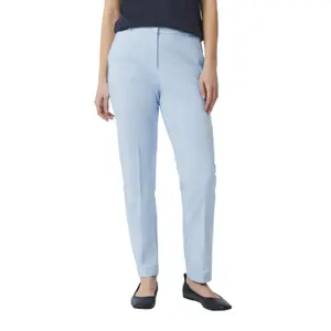 Women’s Stretch Pencil Trousers with Pleats COMMA image-2