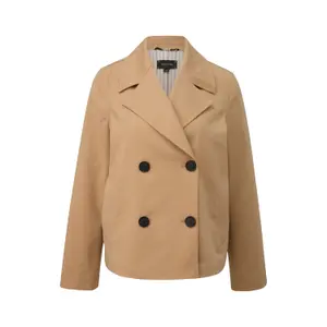 Woven Fabric Blazer for Women COMMA image-0