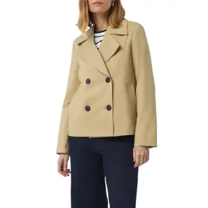 Woven Fabric Blazer for Women COMMA image-2