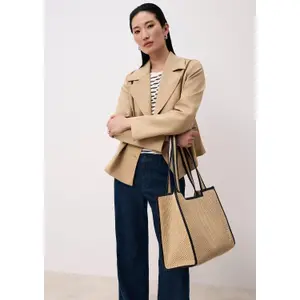 Woven Fabric Blazer for Women COMMA image-6