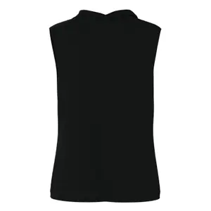 Womens Half-Length Fluid Viscose Blend Tank Top COMMA image-1