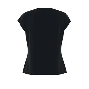 Women's Round Neck Bi-Material Viscose Jersey Blouse COMMA image-1