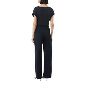 Women's Knitted Pattern V-Neck Jersey Blouse COMMA image-5