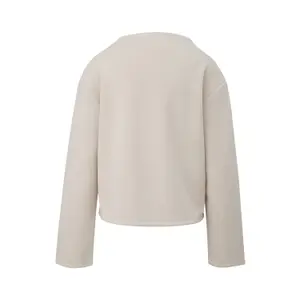 Lightweight Scuba Fabric 3/4 Sleeve Sweatshirt for Women COMMA image-1