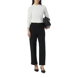 Women's Twill Jersey Trousers COMMA image-6