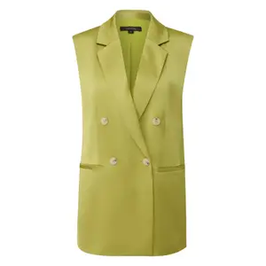 Women's Long Satin Gilet COMMA image-0