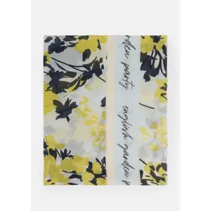 Refined Floral and Ornamental Pattern Scarf for Women COMMA image-2