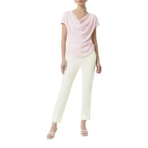Classic Slim Trousers for Women COMMA image-6