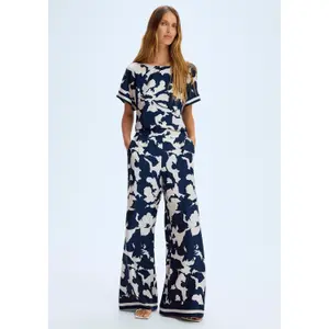 Women's wide leg trousers COMMA image-6