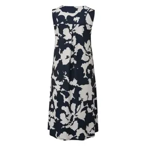 Floral V-Neck Sleeveless Short A-Line Dress for Women COMMA image-1