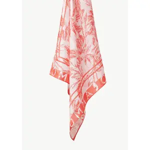 Women's Printed Silk Scarf COMMA image-2