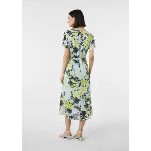 Women’s Button-Up Flared Waist Midi Dress COMMA image-4