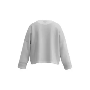 Short Sleeve Semi-Transparent Fine Knit Top Women's COMMA image-1