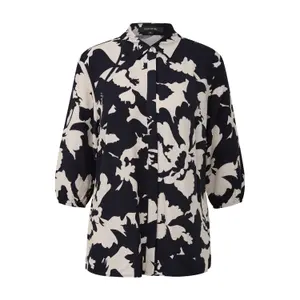 3/4 Sleeve Viscose Blouse for Women COMMA image-0