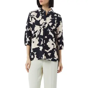 3/4 Sleeve Viscose Blouse for Women COMMA image-2