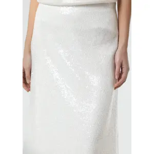 Long Sequin Skirt for Women COMMA image-3