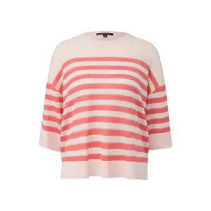 Fine Striped Knit Sweater Women COMMA image-0