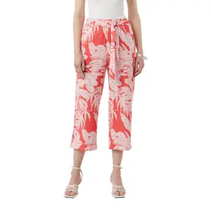 Women's Viscose Flare Trousers COMMA image-2