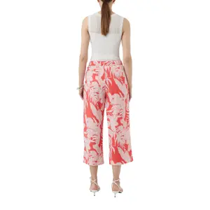 Women's Viscose Flare Trousers COMMA image-5
